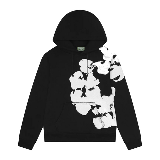 Denim Tears Big Cotton Wreath Sweatshirt Black