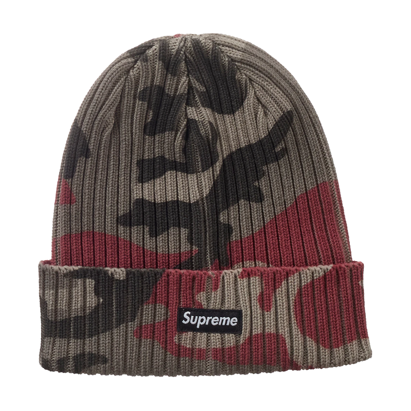 Supreme Overdyed Beanie Camo