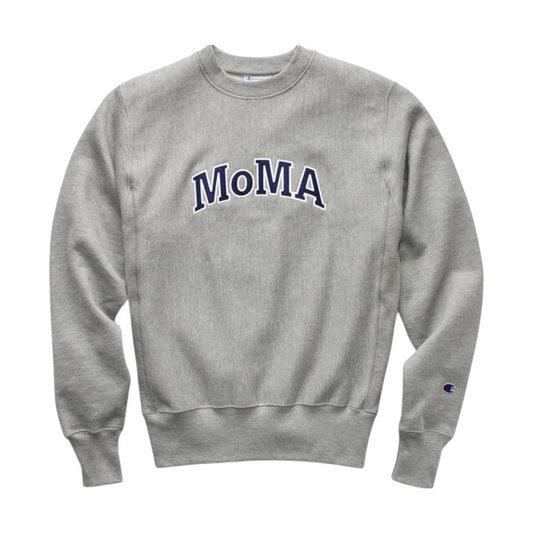 Champion x MoMA Edition Crewneck Sweatshirt Oxford Gray
