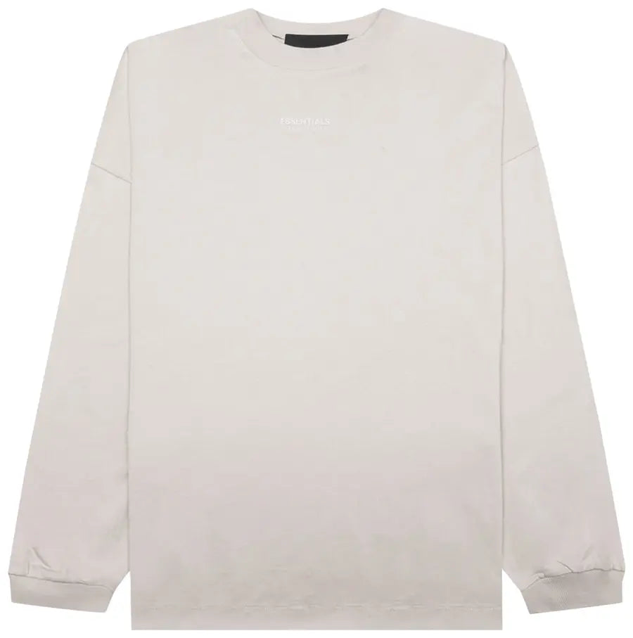 Fear of God Essentials LS Tee Silver Cloud