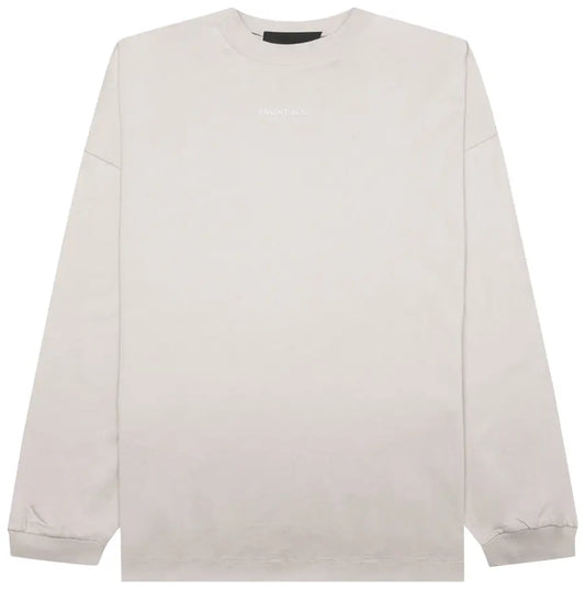 Fear of God Essentials LS Tee Silver Cloud
