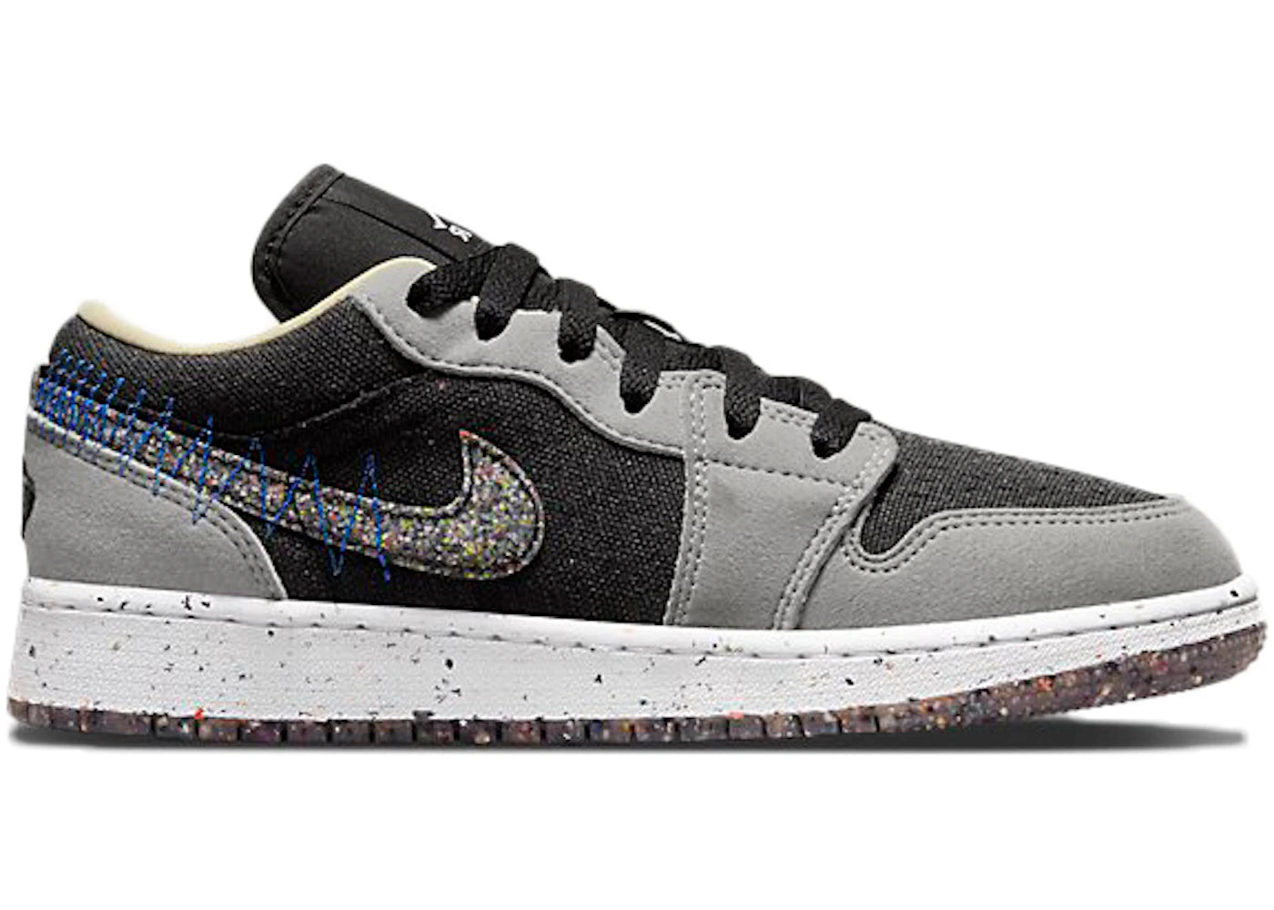 Jordan 1 Low SE Crater Grey Black