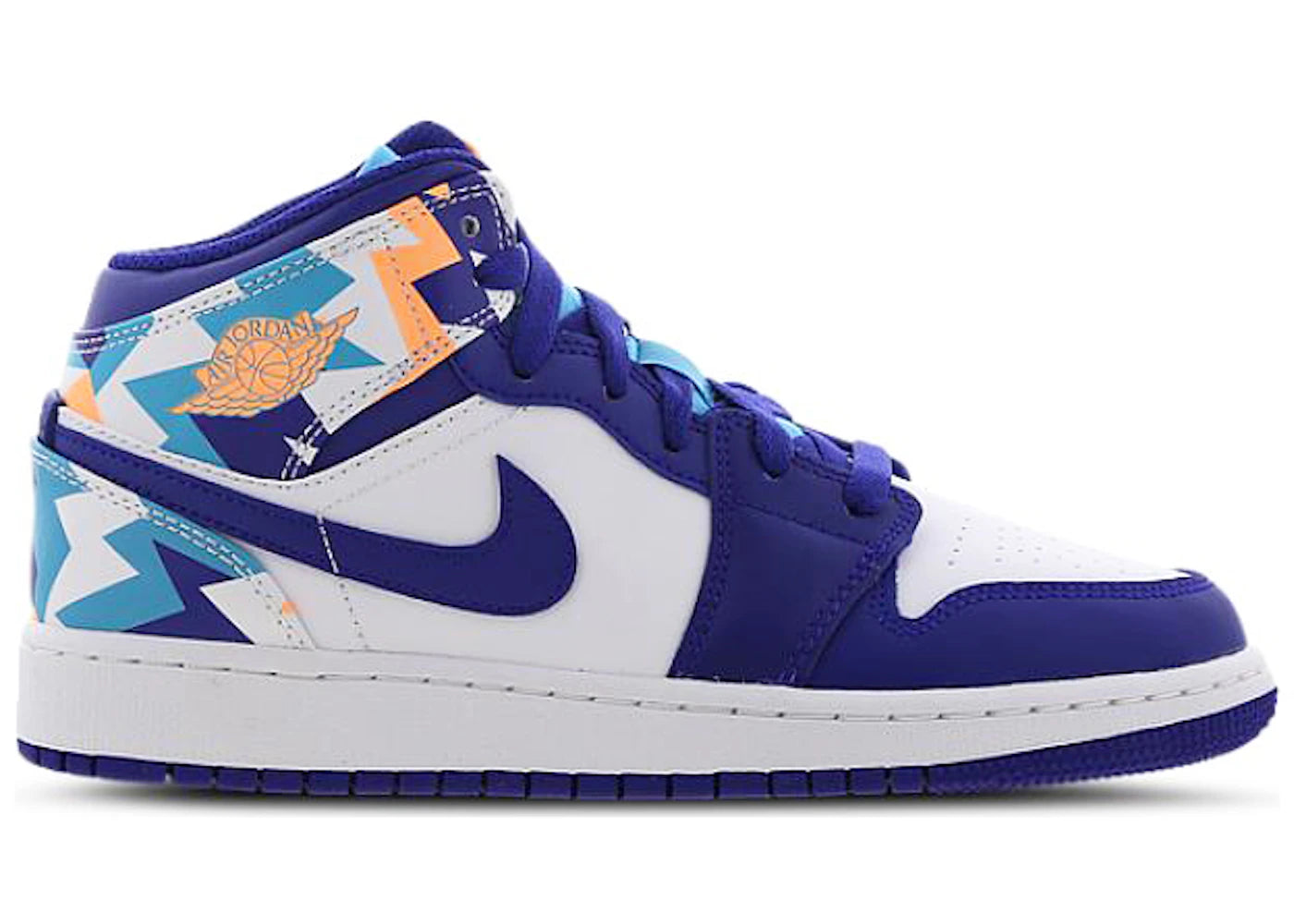 Jordan 1 Mid Geometric Print