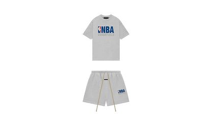 Komplet Fear of God Essentials NBA Grey Summer Set