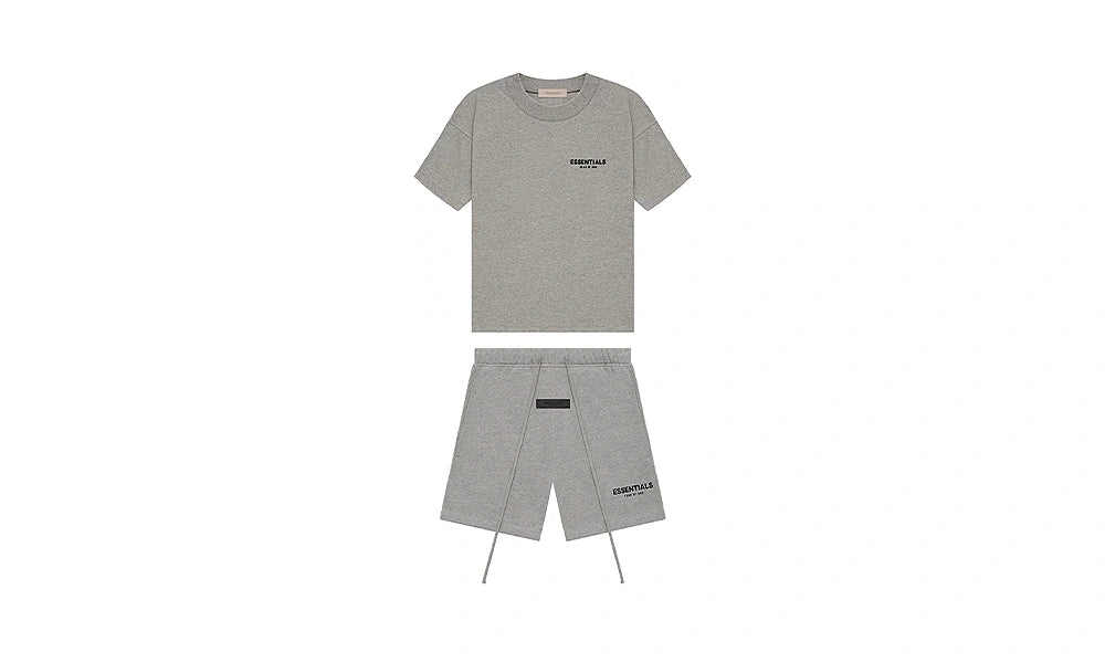 Komplet Fear of God Essentials Dark Oatmeal Summer Set