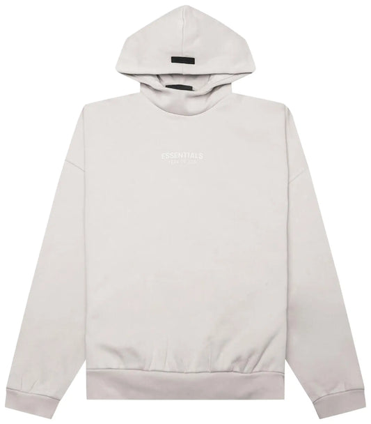 Fear of God Essentials Hoodie Silver Cloud