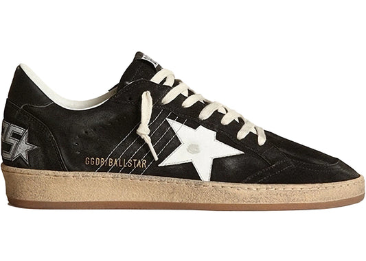 Golden Goose Ball Star Black White