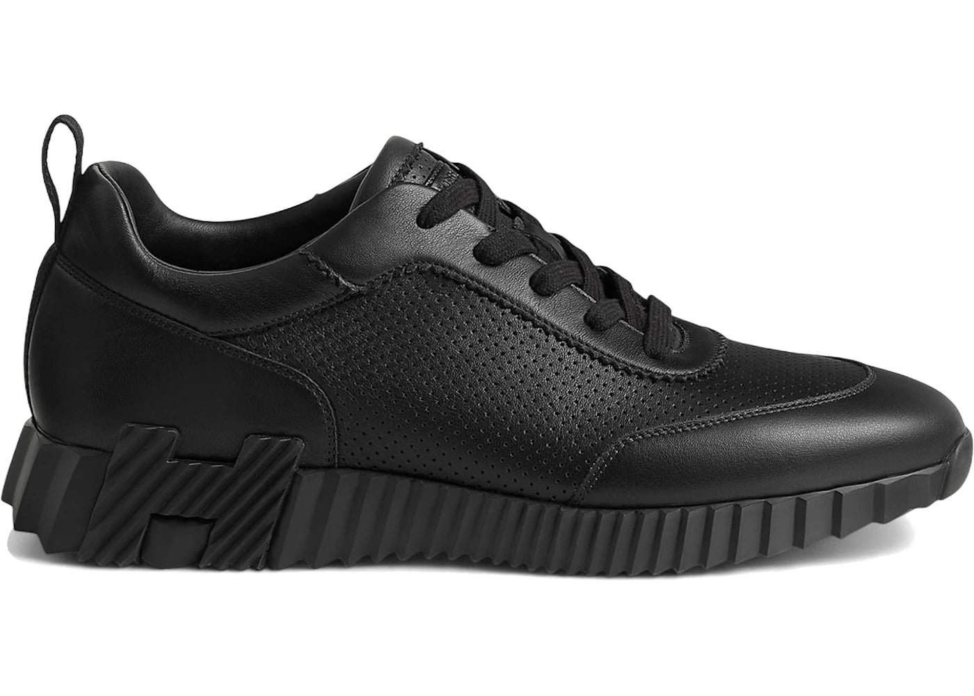 Hermes Bouncing Sneaker Black Perforated