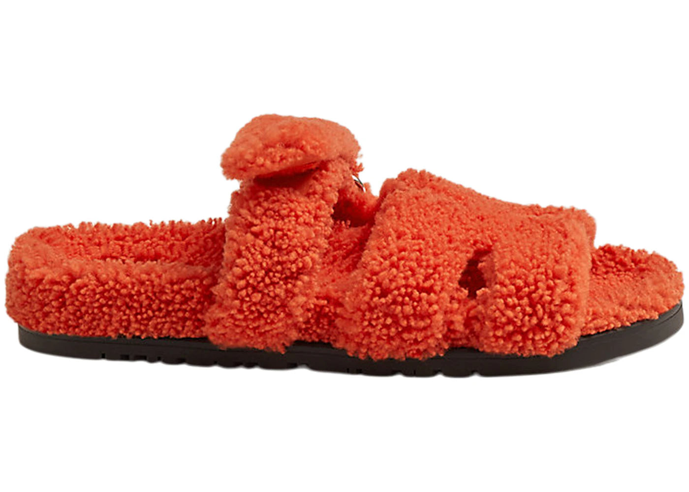 Hermes Chypre Sandal Orange Woolskin