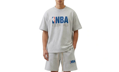 Komplet Fear of God Essentials NBA Grey Summer Set