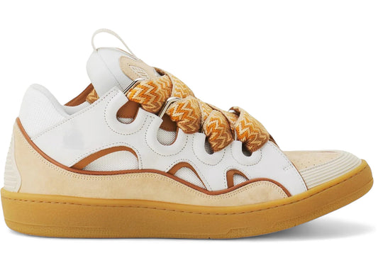 Lanvin Leather Curb Optic White Honey