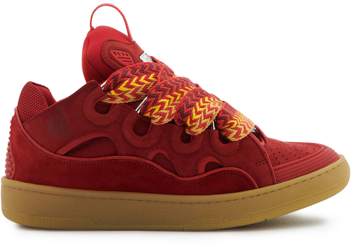 Lanvin Leather Curb Poppy Red
