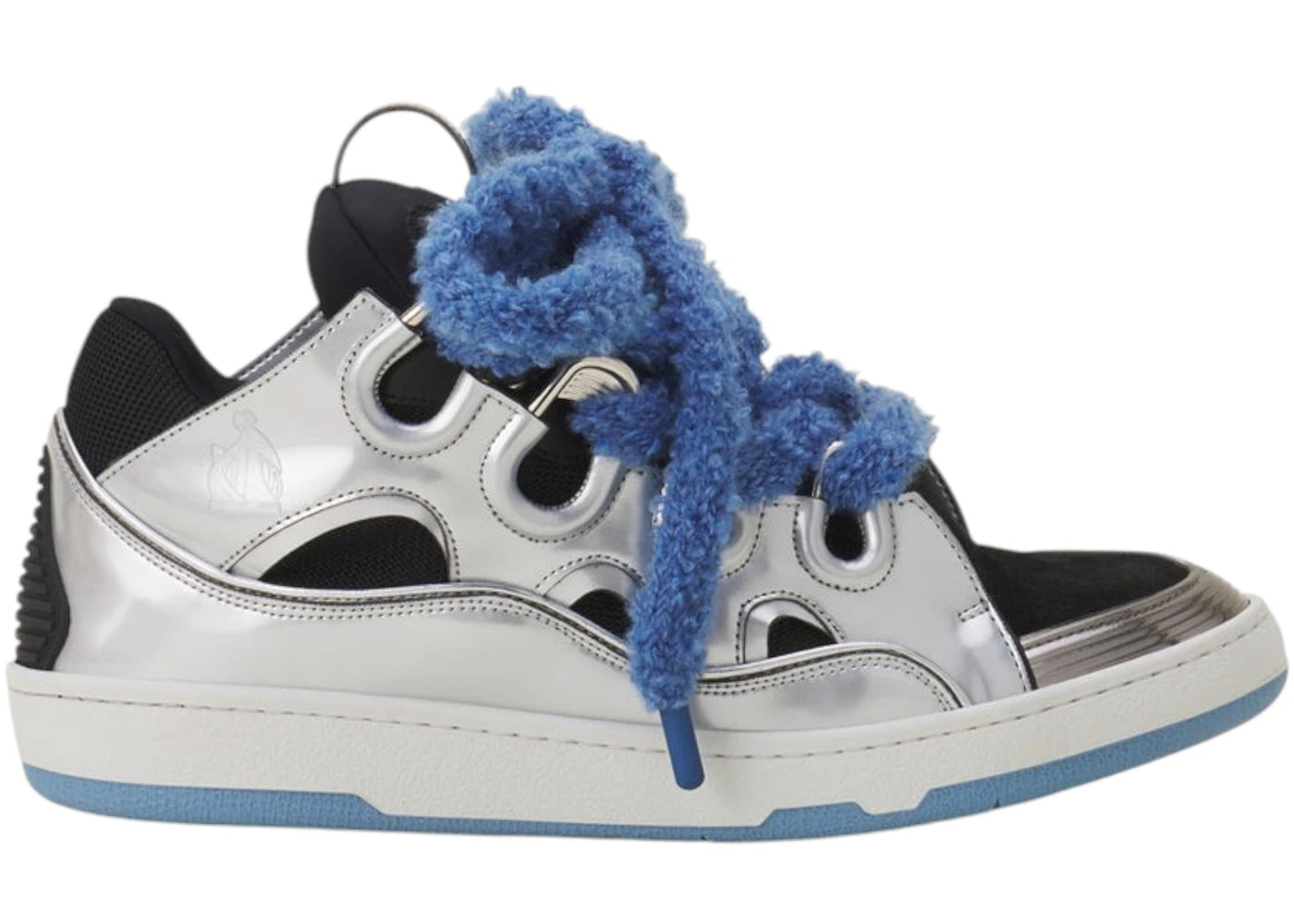 Lanvin Leather Curb Silver
