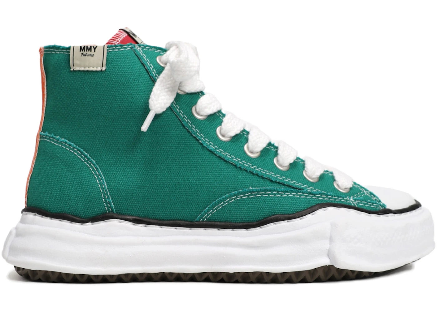 Maison Mihara Yasuhiro Peterson High OG Sole Canvas Green