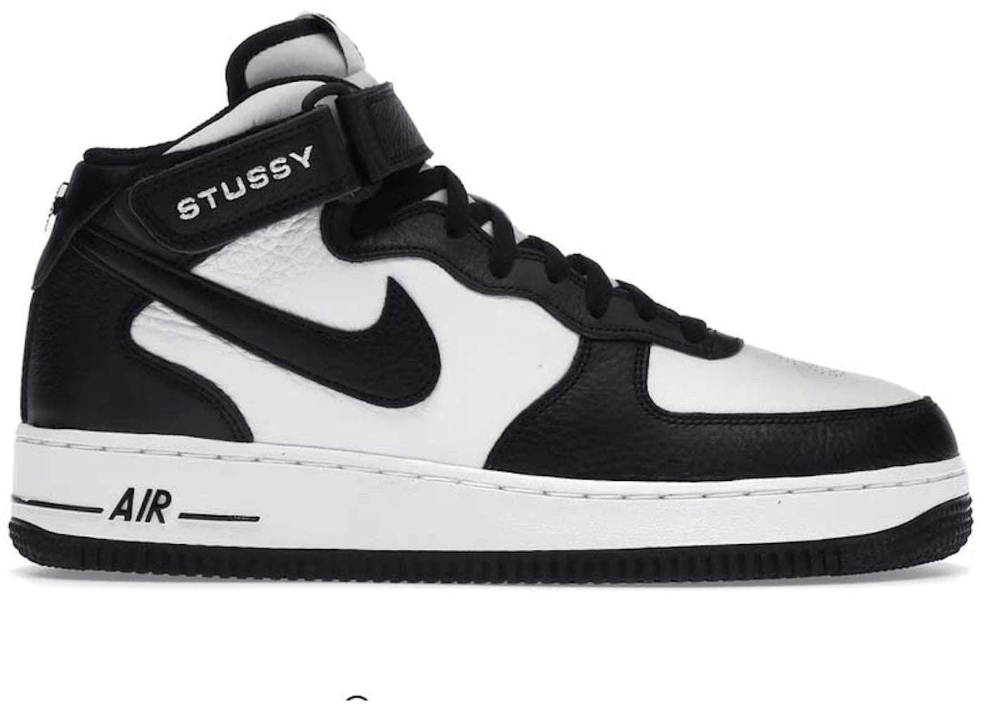 Nike Air Force 1 Mid Stussy South Korea Exclusive Light Bone/Black