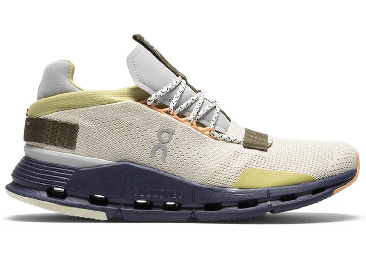 On Running Cloudnova Cream Camo Navy