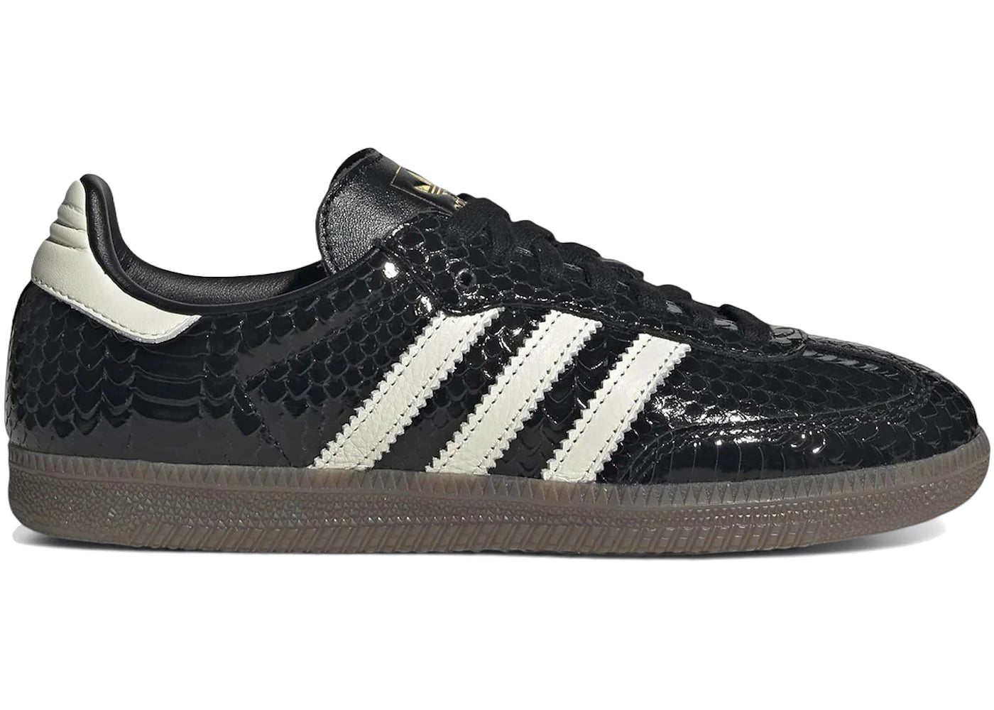 Adidas Samba OG Patent Snakeskin Black Off White