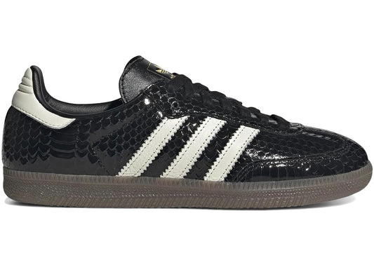 Adidas Samba OG Patent Snakeskin Black Off White