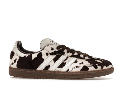 adidas Samba OG Cow Print Dark Brown White