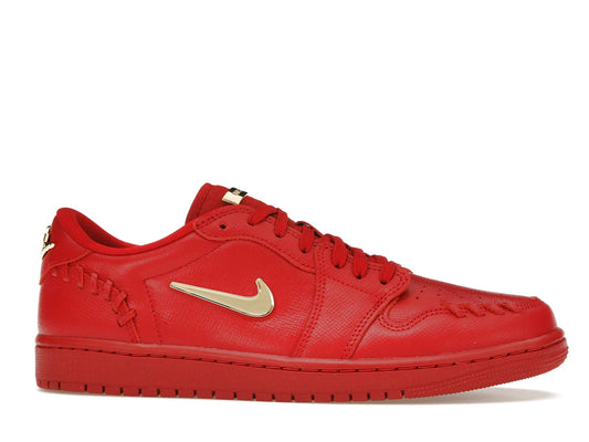 Jordan 1 Low Method of Make Gym Red Metallic Gold