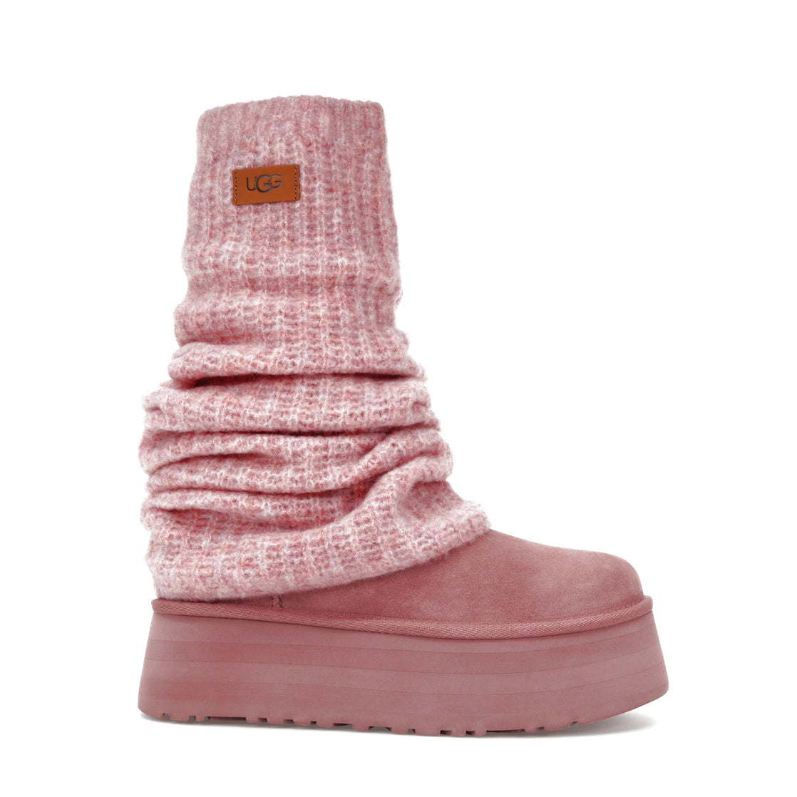 UGG Classic Mini Dipper Legwarmer Boot Pink Dawn