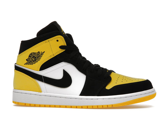 Jordan 1 Mid Yellow Toe Black