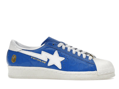 Adidas Superstar Vintage Bape Blue White