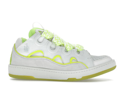 Lanvin Curb Sneaker White Fluo Yellow