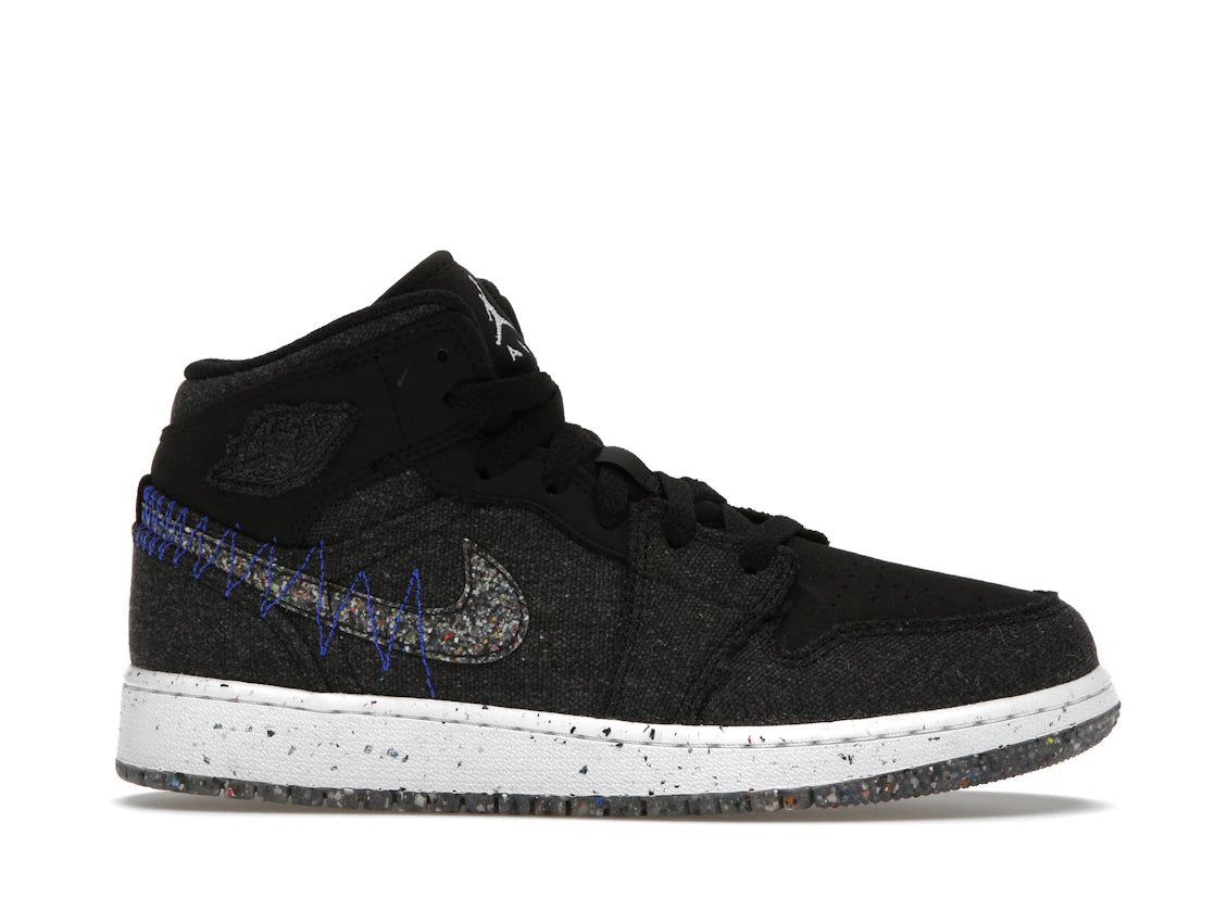 Jordan 1 Mid SE Crater Black