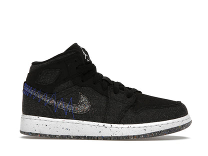 Jordan 1 Mid SE Crater Black