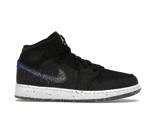 Jordan 1 Mid SE Crater Black