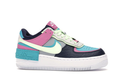 Nike Air Force 1 Low Shadow Barely Volt Oracle Aqua