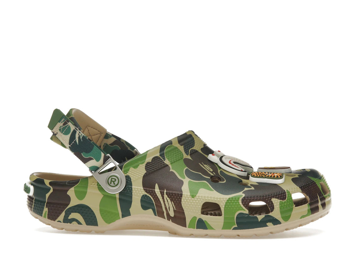 Crocs Classic Clog A Bathing Ape ABC Camo Green