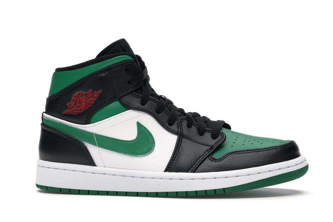 Jordan 1 Mid Green Toe