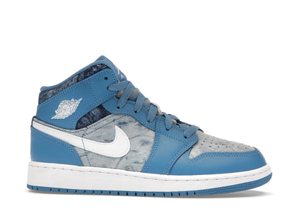 Jordan 1 Mid Washed Denim