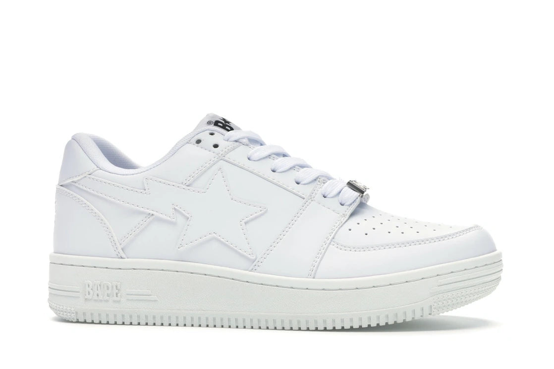 BAPE STA Low White