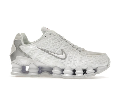 Nike Shox TL White Metallic Silver Max Orange