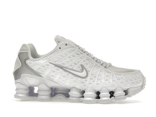 Nike Shox TL White Metallic Silver Max Orange