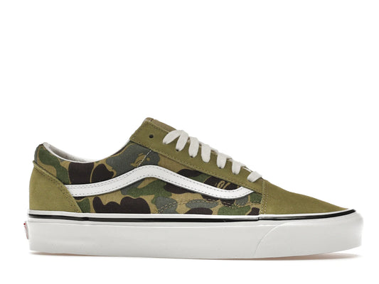 Vans Old Skool 36 DX Bape Green ABC Camo