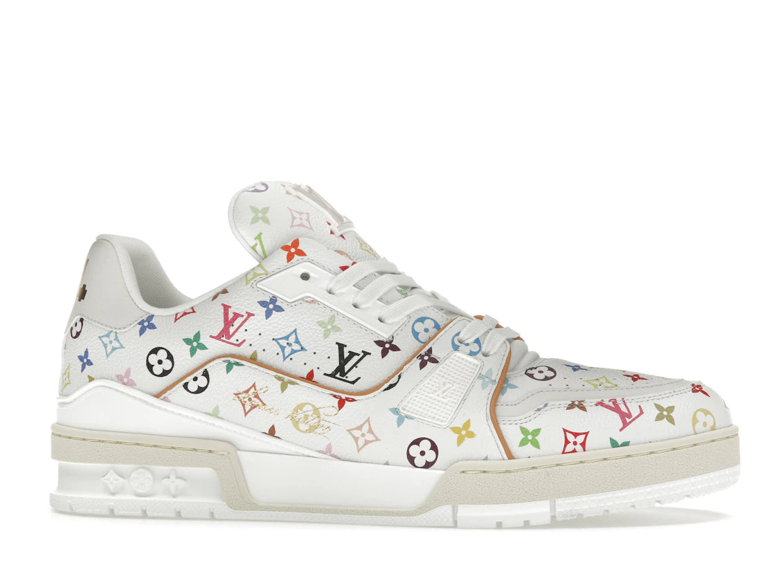 Louis Vuitton LV Trainer Takashi Murakami White
