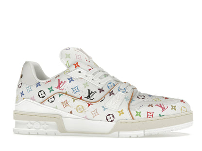 Louis Vuitton LV Trainer Takashi Murakami White
