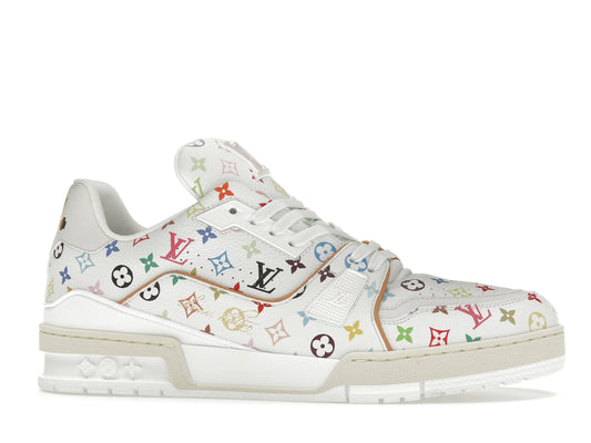 Louis Vuitton LV Trainer Takashi Murakami White