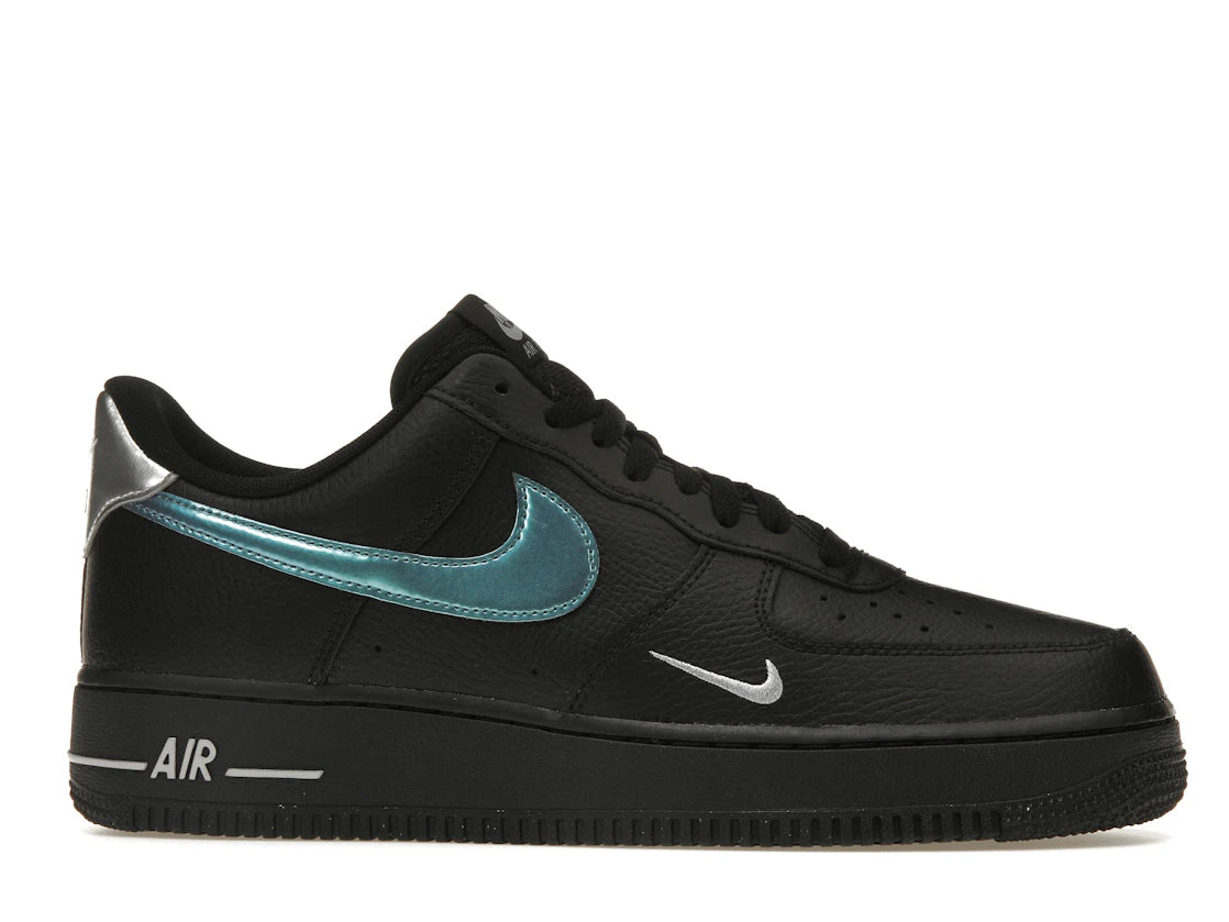 Nike Air Force 1 '07 Low Black Blue Lightning