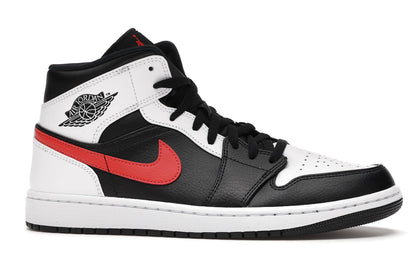 Jordan 1 Mid Black Chile Red White
