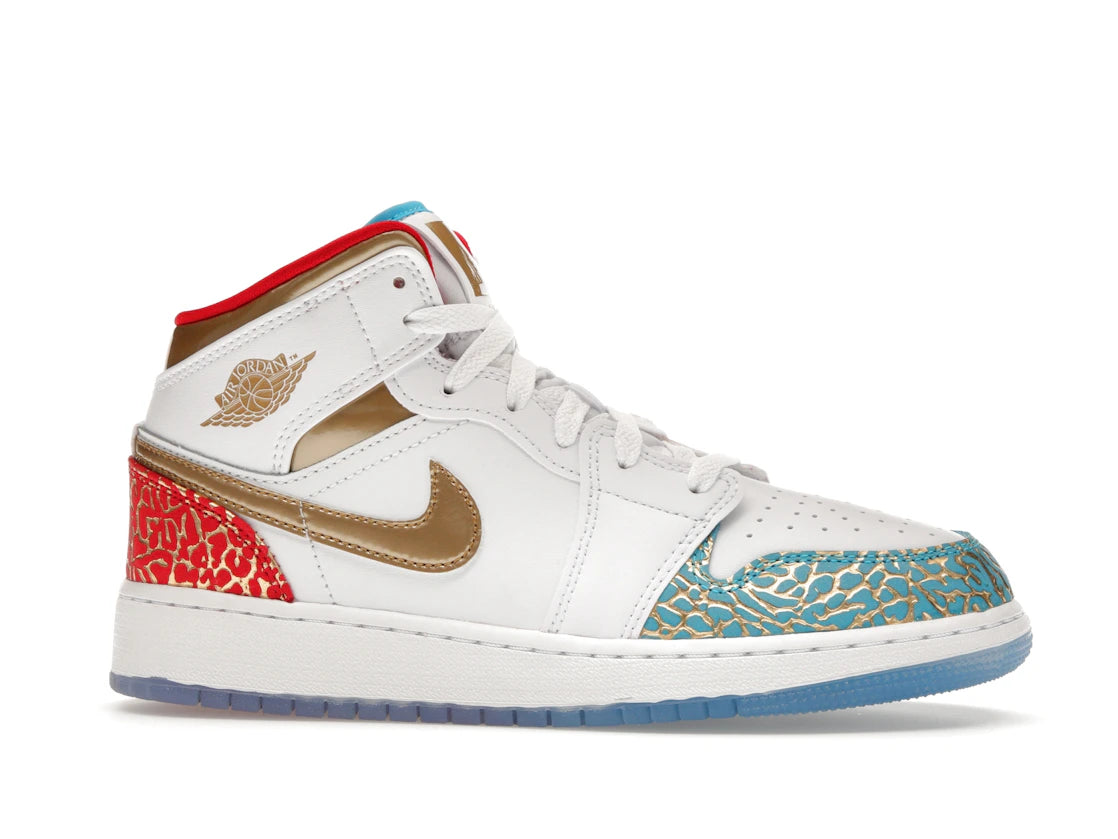 Jordan 1 Mid Sneaker School NC to Chicago