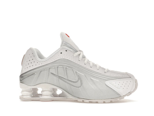 Nike Shox R4 White Metallic Silver