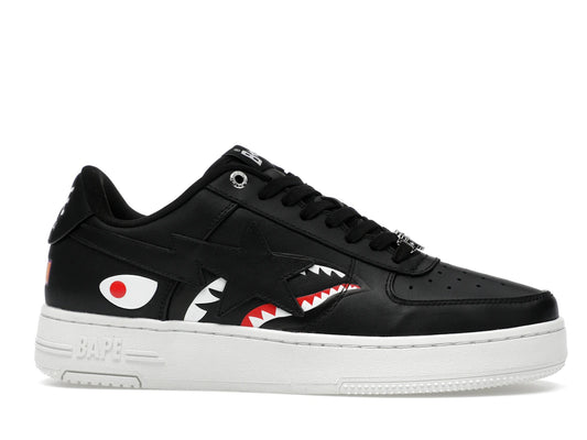 A Bathing Ape Bape Sta Low Shark Pack Black