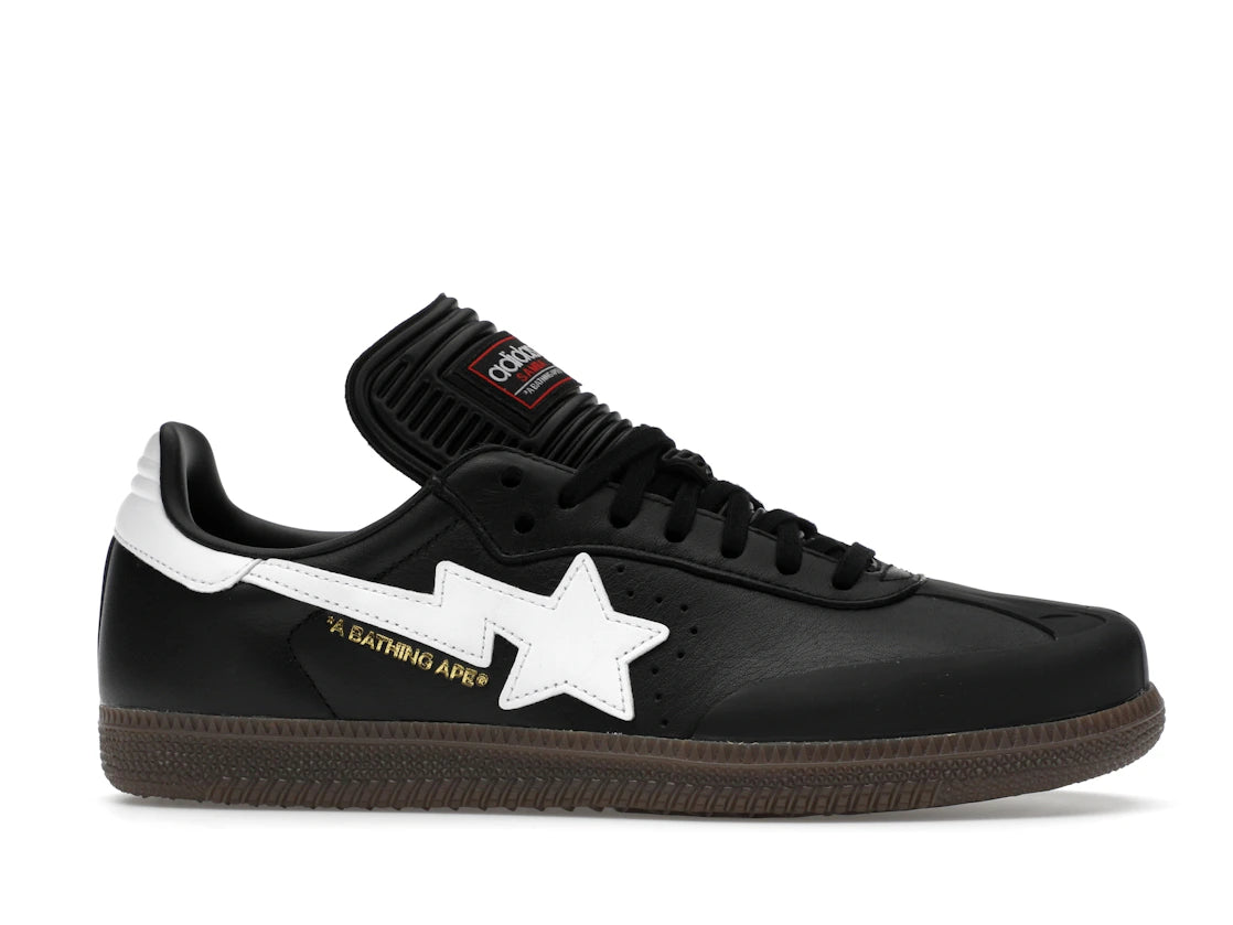 Adidas Samba Bape Black White Gum