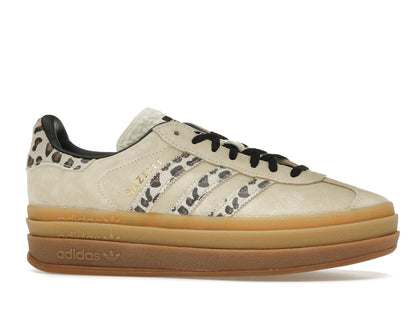 adidas Gazelle Bold Cream Black Leopard