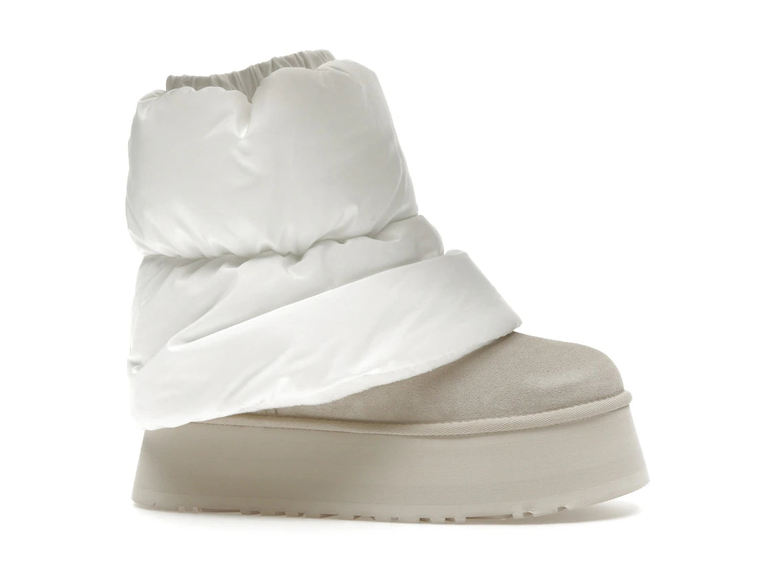 UGG Classic Mini Dipper Puffer Boot White Ceramic